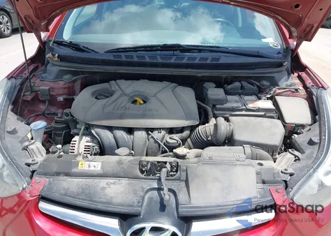 2016 Hyundai Elantra Limited z USA, uszkodzony, nr VIN 5NPDH4AE4GH656193